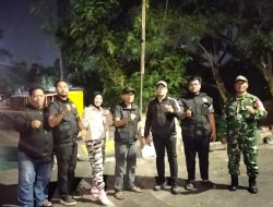 Koramil 04/Pulogadung Gelar Patroli/Siskamling Keliling Bersama Komduk Jaga Kamtibmas di Wilayah