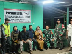Koramil 07/Cipayung dan Komduk Gelar Patroli/Siskamling Antisipasi Tawuran dan Kenakalan Remaja