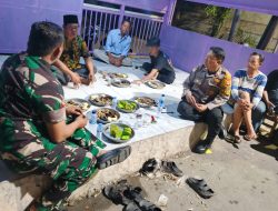 Koramil 06/Cakung Bersama Unsur Komduk Tingkatkan Kamtibmas Melalui Patroli/Siskamling