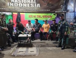 Koramil 03/Ps.Rebo-Ciracas Bersama Komduk Gelar Patroli Siskamling, Wujudkan Kamtibmas Aman dan Kondusif